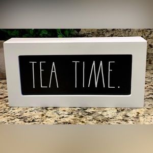 Rae Dunn TEA TIME Sign